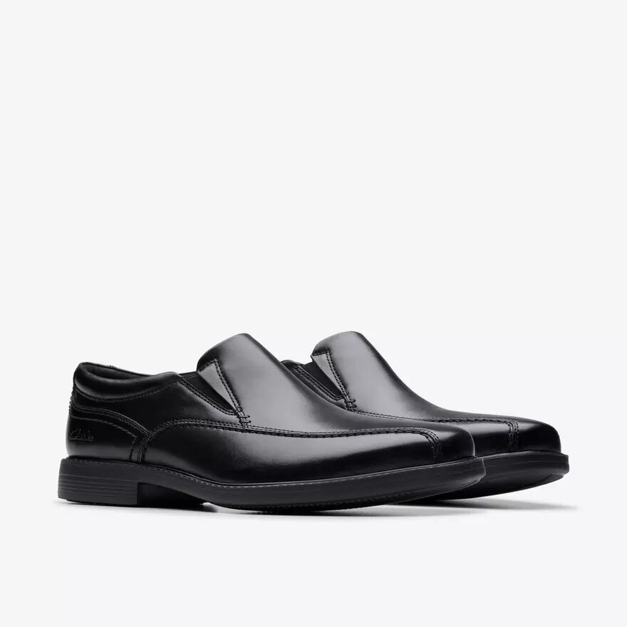Mocasín Dresslite Step de cuero negro para hombre Mocasín Dresslite Step de cuero negro para hombre