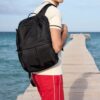 Mochila Cloudstepper negra para mujer Mochila Cloudstepper negra para mujer