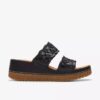 Mules Kassanda para mujer, combinación en negro Mules Kassanda para mujer, combinación en negro