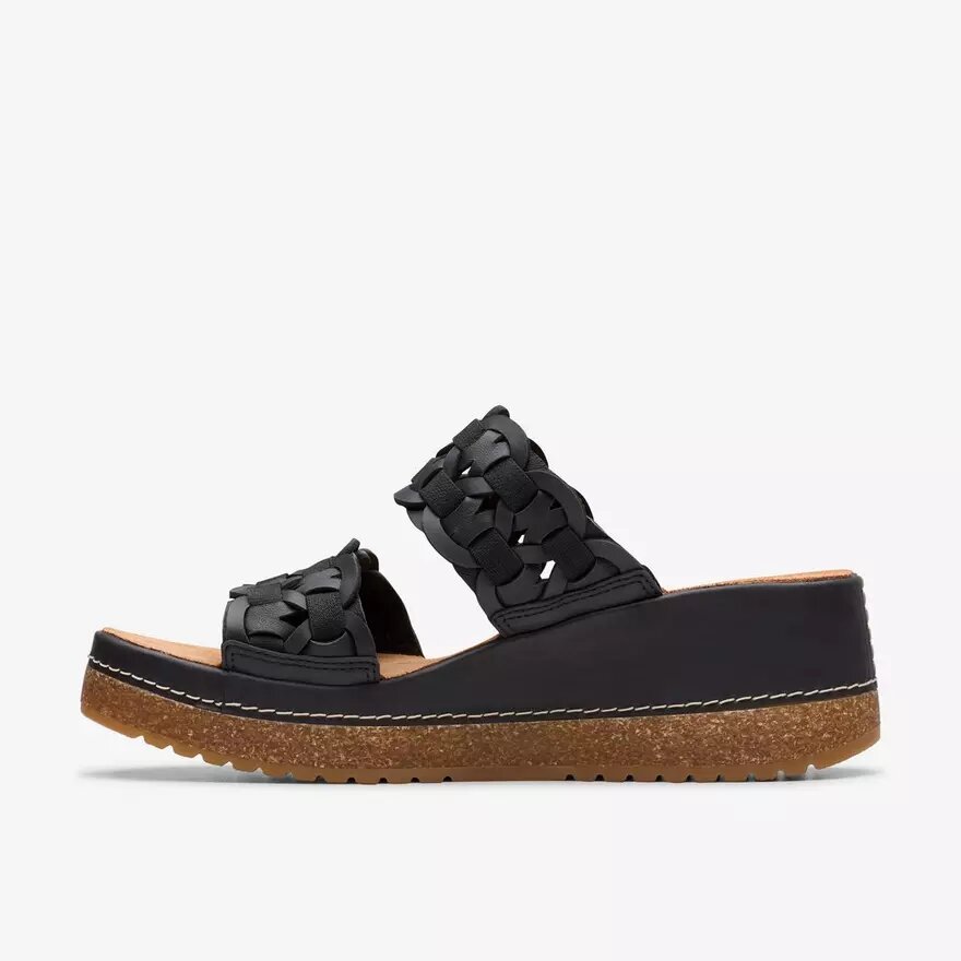 Mules Kassanda para mujer, combinación en negro Mules Kassanda para mujer, combinación en negro