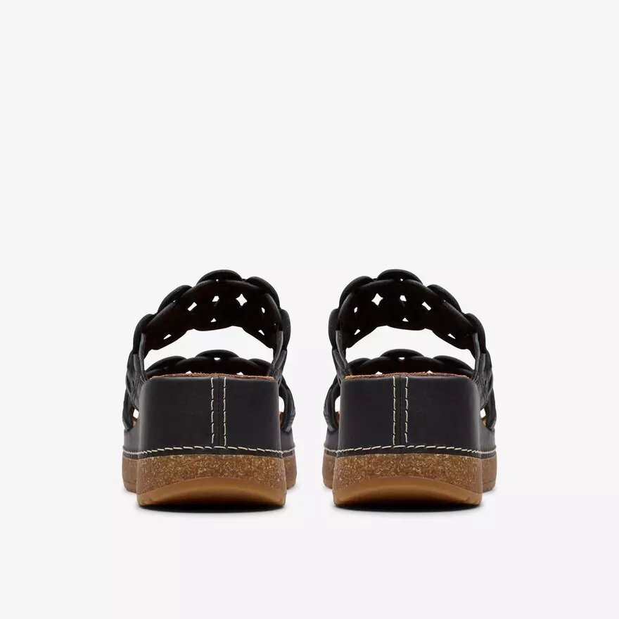 Mules Kassanda para mujer, combinación en negro Mules Kassanda para mujer, combinación en negro