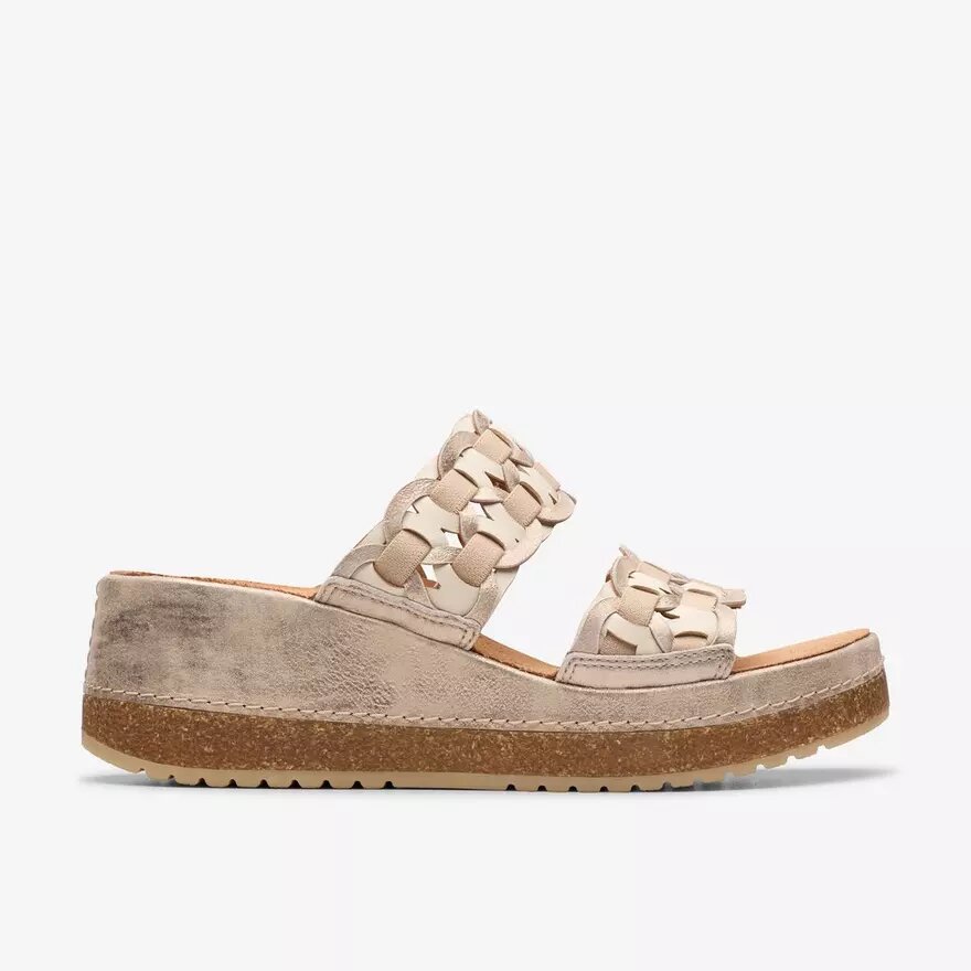 Mules Kassanda para mujer con combinación metalizada Mules Kassanda para mujer con combinación metalizada