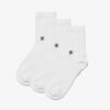 Pack de 3 pares de calcetines cortos Cloud Steppers. Calcetines blancos Pack de 3 pares de calcetines cortos Cloud Steppers. Calcetines blancos