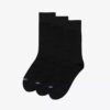 Pack de 3 pares de calcetines cortos informales negros Pack de 3 pares de calcetines cortos informales negros