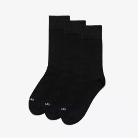 Pack de 3 pares de calcetines cortos informales negros