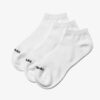 Pack de 3 pares de calcetines deportivos blancos hasta el tobillo Pack de 3 pares de calcetines deportivos blancos hasta el tobillo
