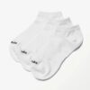 Pack de 3 pares de calcetines deportivos de tobillo. Blancos