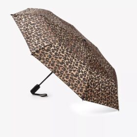 Paraguas de mujer con estampado de leopardo