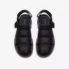 Sandalia de cuero negro Guideview Cove para hombre
