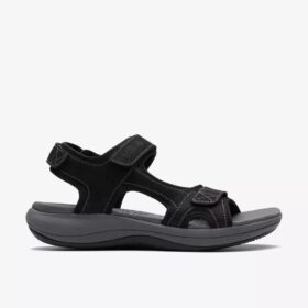 Sandalias Cloudsteppers™ Mira Bay negras con tiras para mujer Sandalias Cloudsteppers™ Mira Bay negras con tiras para mujer