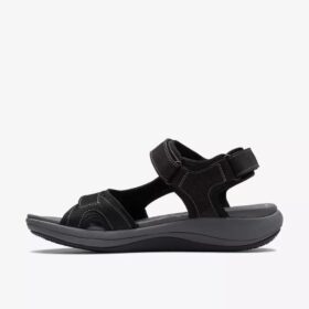 Sandalias Cloudsteppers™ Mira Bay negras con tiras para mujer Sandalias Cloudsteppers™ Mira Bay negras con tiras para mujer