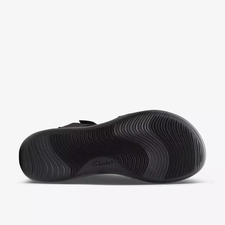 Sandalias Cloudsteppers™ Mira Bay negras con tiras para mujer Sandalias Cloudsteppers™ Mira Bay negras con tiras para mujer