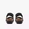 Sandalias de cuña Calenne Clara para mujer en negro Sandalias de cuña Calenne Clara para mujer en negro