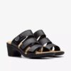 Sandalias de tacón Emily 2 Adella de piel negra para mujer Sandalias de tacón Emily 2 Adella de piel negra para mujer