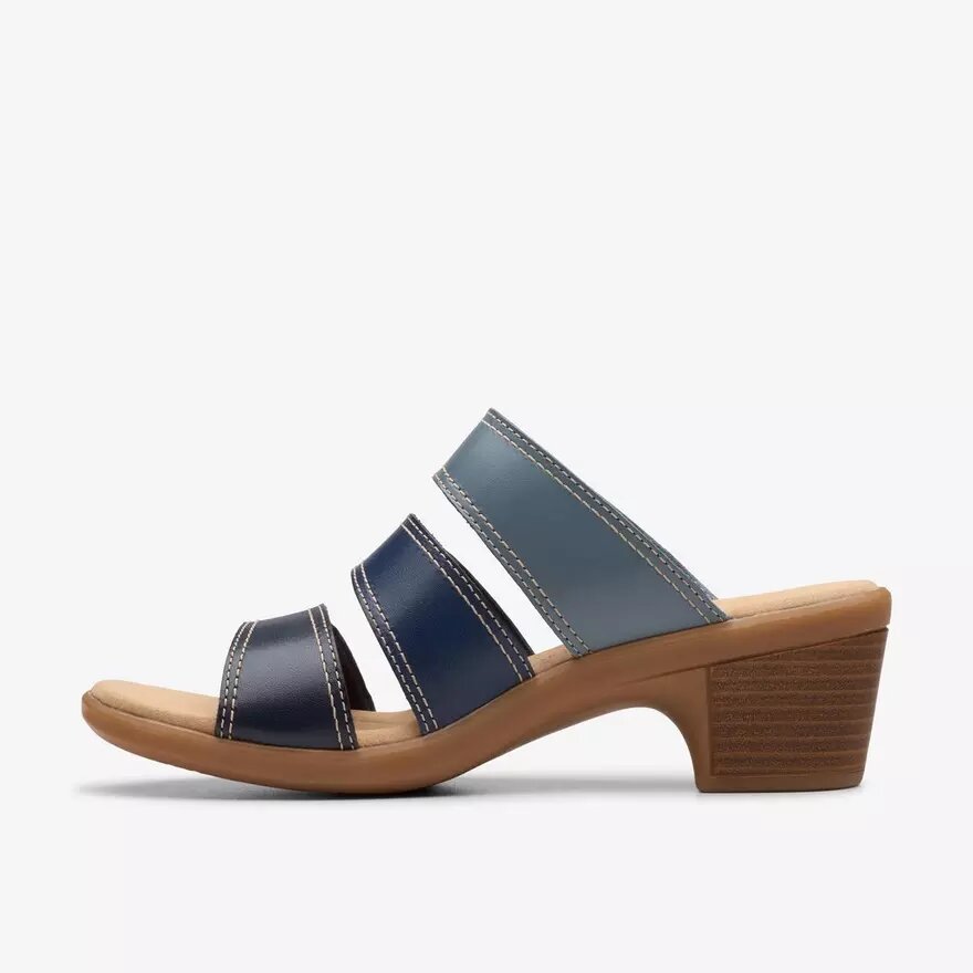 Sandalias de tacón Emily 2 Adella para mujer, azul marino y multicolor Sandalias de tacón Emily 2 Adella para mujer, azul marino y multicolor