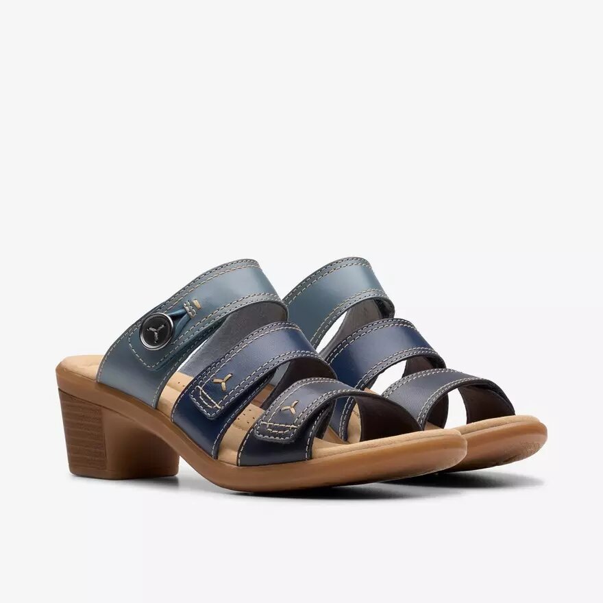 Sandalias de tacón Emily 2 Adella para mujer, azul marino y multicolor Sandalias de tacón Emily 2 Adella para mujer, azul marino y multicolor