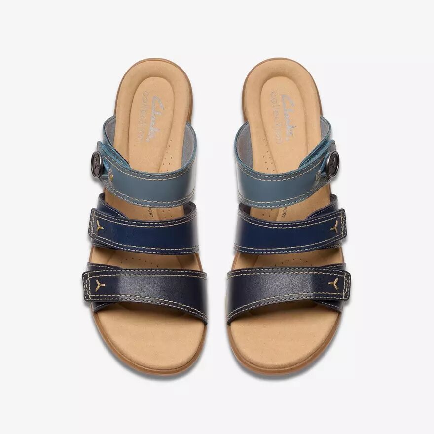Sandalias de tacón Emily 2 Adella para mujer, azul marino y multicolor Sandalias de tacón Emily 2 Adella para mujer, azul marino y multicolor