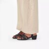 Sandalias de tacón Emily 2 Rose de cuero negro para mujer
