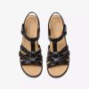 Sandalias de tacón Emily 2 Rose de cuero negro para mujer