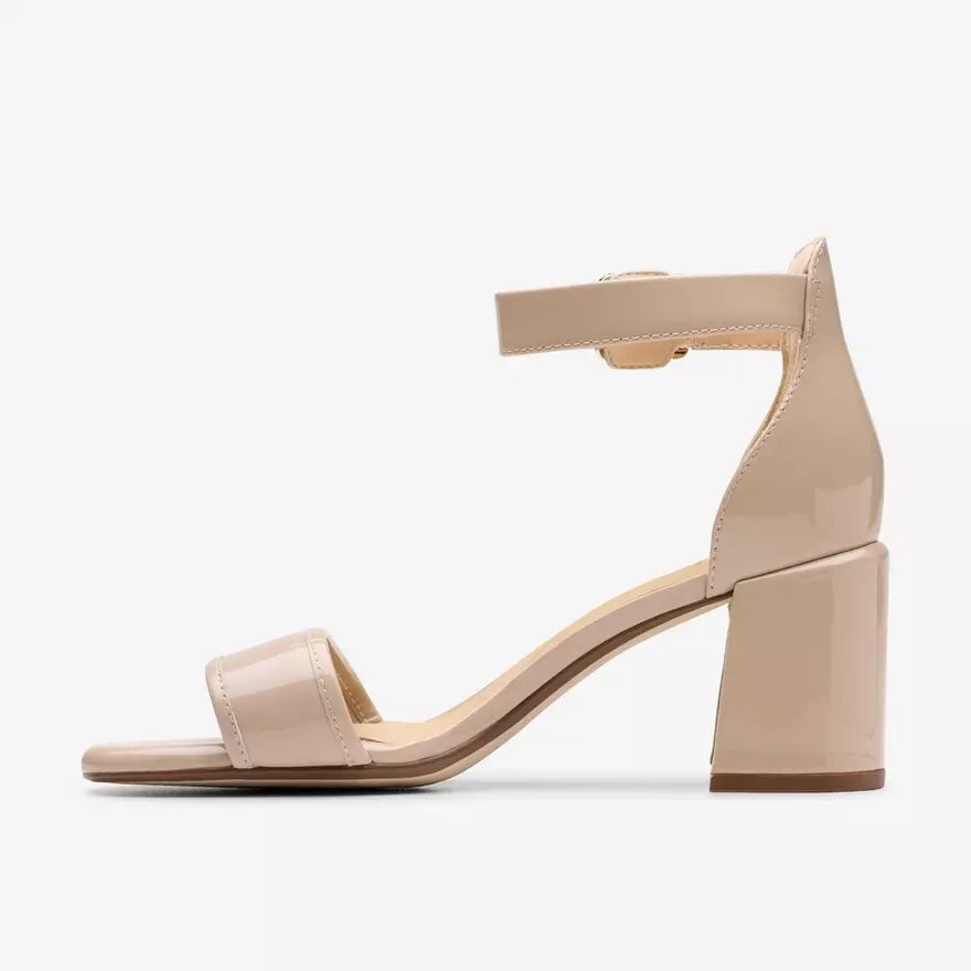 Sandalias de tacón Ezoria Mae en charol para mujer Sandalias de tacón Ezoria Mae en charol para mujer
