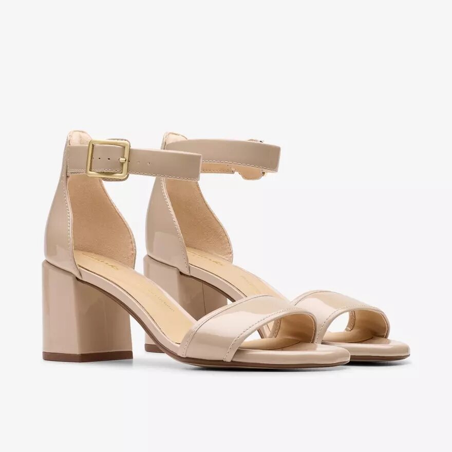 Sandalias de tacón Ezoria Mae en charol para mujer Sandalias de tacón Ezoria Mae en charol para mujer