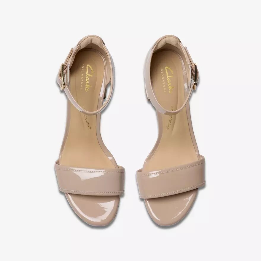 Sandalias de tacón Ezoria Mae en charol para mujer Sandalias de tacón Ezoria Mae en charol para mujer