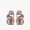 Sandalias de tacón Jaylan Sol Champagne para mujer