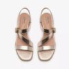 Sandalias de tacón Jaylan Sol Champagne para mujer