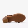Sandalias de tacón Kymber Glow de cuero color tostado para mujer Sandalias de tacón Kymber Glow de cuero color tostado para mujer
