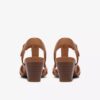 Sandalias de tacón Kymber Glow de cuero color tostado para mujer Sandalias de tacón Kymber Glow de cuero color tostado para mujer