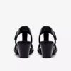 Sandalias de tacón Kymber Glow de cuero negro para mujer