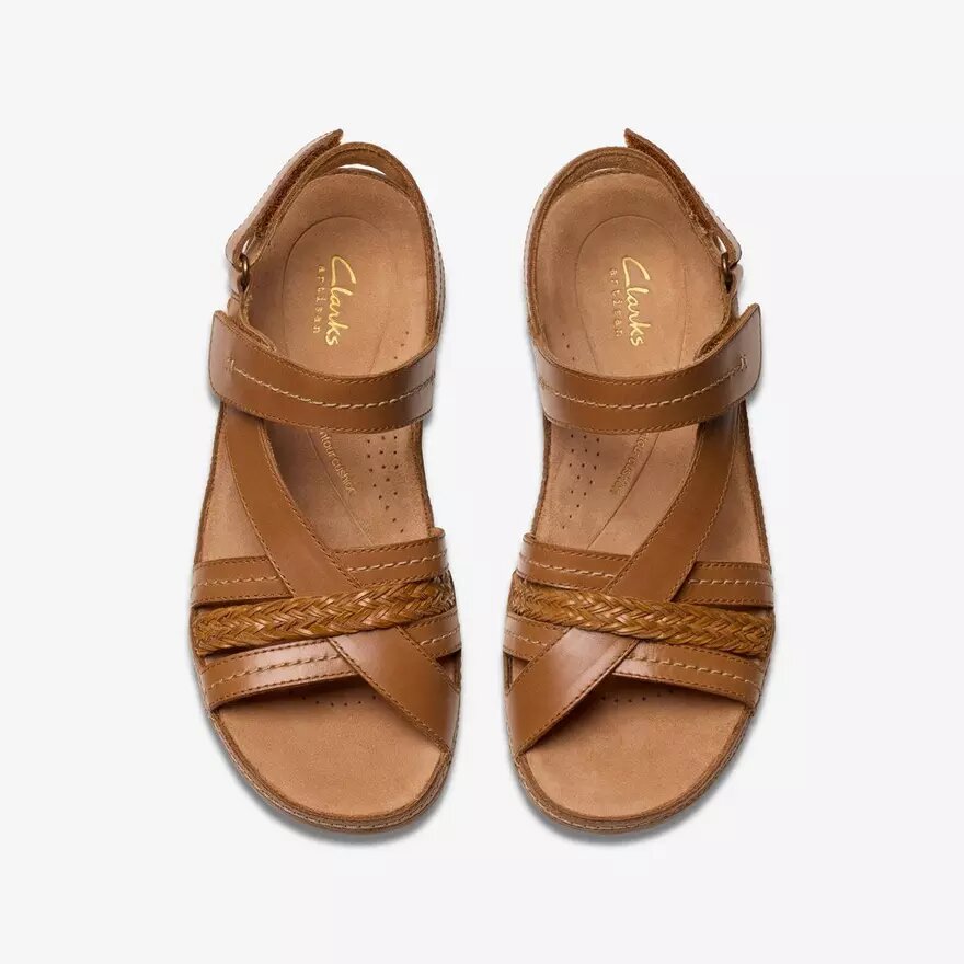Sandalias de tiras combinadas Cecily Strap para mujer, color tostado Sandalias de tiras combinadas Cecily Strap para mujer, color tostado