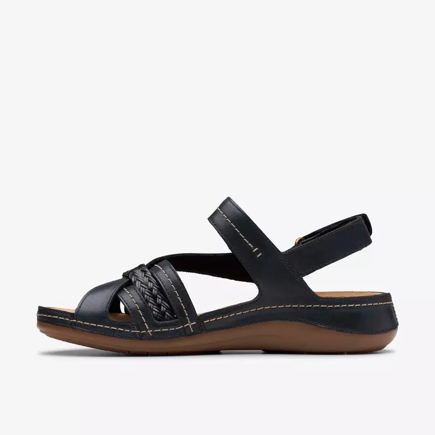 Sandalias de tiras combinadas Cecily Strap para mujer, en negro Sandalias de tiras combinadas Cecily Strap para mujer, en negro