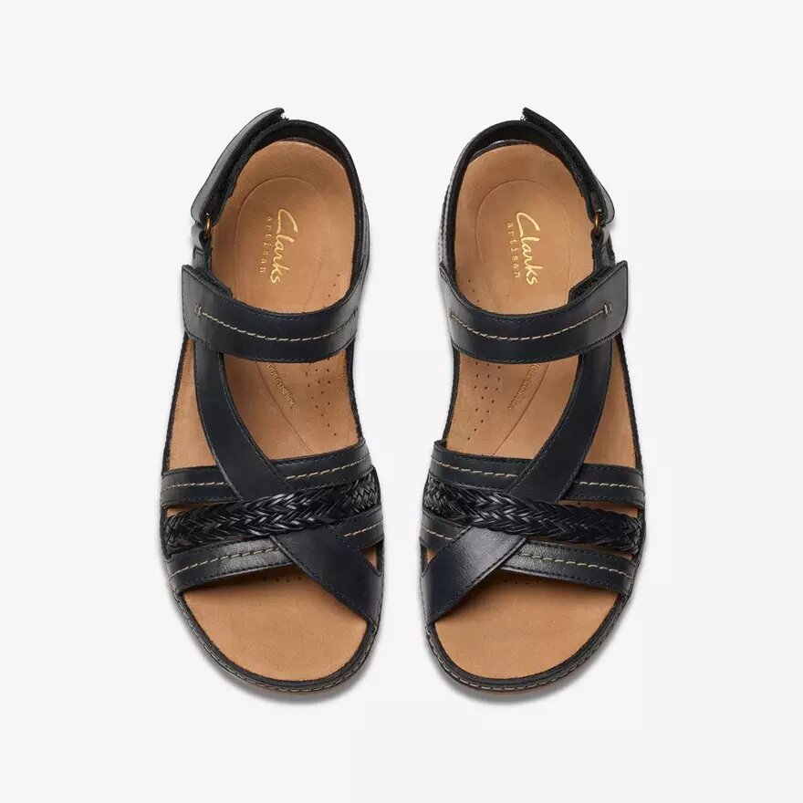 Sandalias de tiras combinadas Cecily Strap para mujer, en negro Sandalias de tiras combinadas Cecily Strap para mujer, en negro