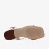 Sandalias de tiras de cuero blanco Serina35 para mujer Sandalias de tiras de cuero blanco Serina35 para mujer