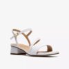 Sandalias de tiras de cuero blanco Serina35 para mujer Sandalias de tiras de cuero blanco Serina35 para mujer