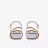 Sandalias de tiras de cuero blanco Serina35 para mujer Sandalias de tiras de cuero blanco Serina35 para mujer