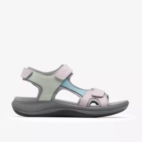 Sandalias de tiras Mira Bay para mujer en gris/verde