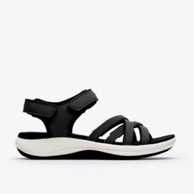 Sandalias de tiras Mira Shore negras para mujer