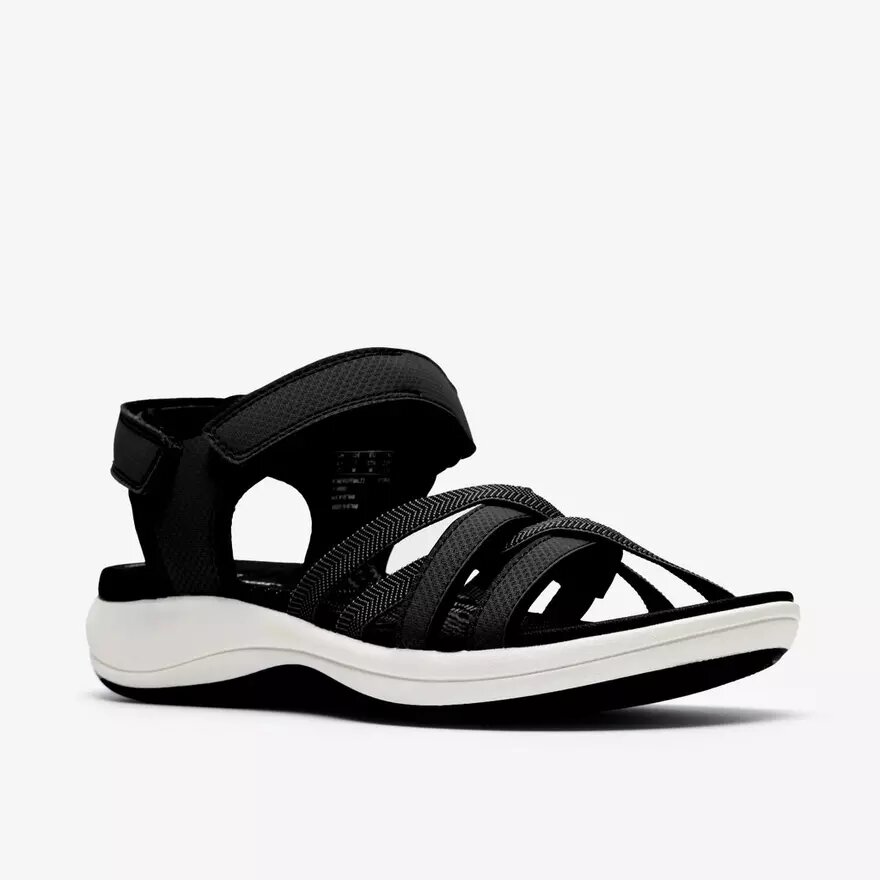 Sandalias de tiras Mira Shore negras para mujer Sandalias de tiras Mira Shore negras para mujer