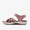 Sandalias de tiras Mira Shore para mujer, color granate