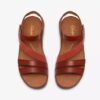 Sandalias planas Cecily Mix para mujer en combinación de naranja quemado Sandalias planas Cecily Mix para mujer en combinación de naranja quemado
