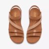 Sandalias planas combinadas «Cecily Mix» en beige para mujer