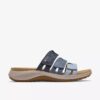 Sandalias planas combinadas Maelynn Abby azules para mujer