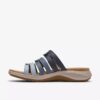 Sandalias planas combinadas Maelynn Abby azules para mujer