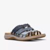 Sandalias planas combinadas Maelynn Abby azules para mujer
