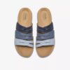 Sandalias planas combinadas Maelynn Abby azules para mujer