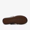 Sandalias planas de cuero color crema «Kitly Slide» para mujer Sandalias planas de cuero color crema «Kitly Slide» para mujer