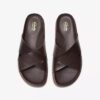 Sandalias planas de cuero marrón «Torford Cross» para hombre