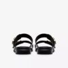 Sandalias planas de cuero negro Ariany Bay para mujer Sandalias planas de cuero negro Ariany Bay para mujer